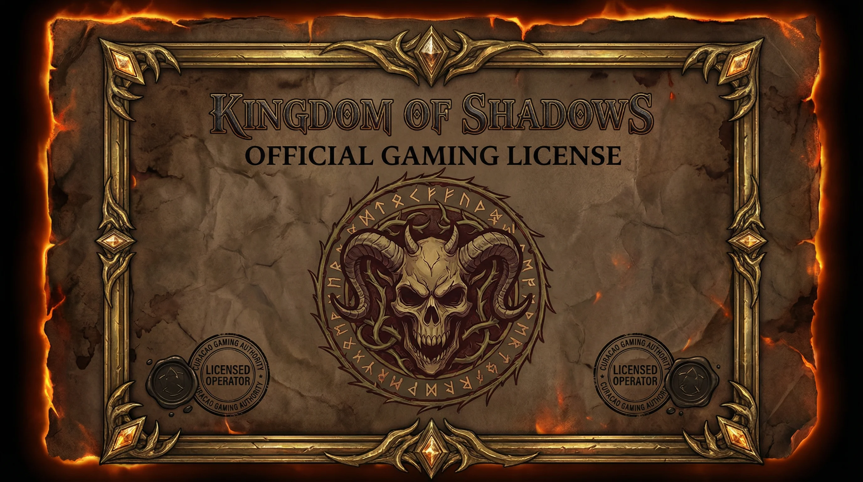 Certificado de licença de jogos Curaçao eGaming do luvabet